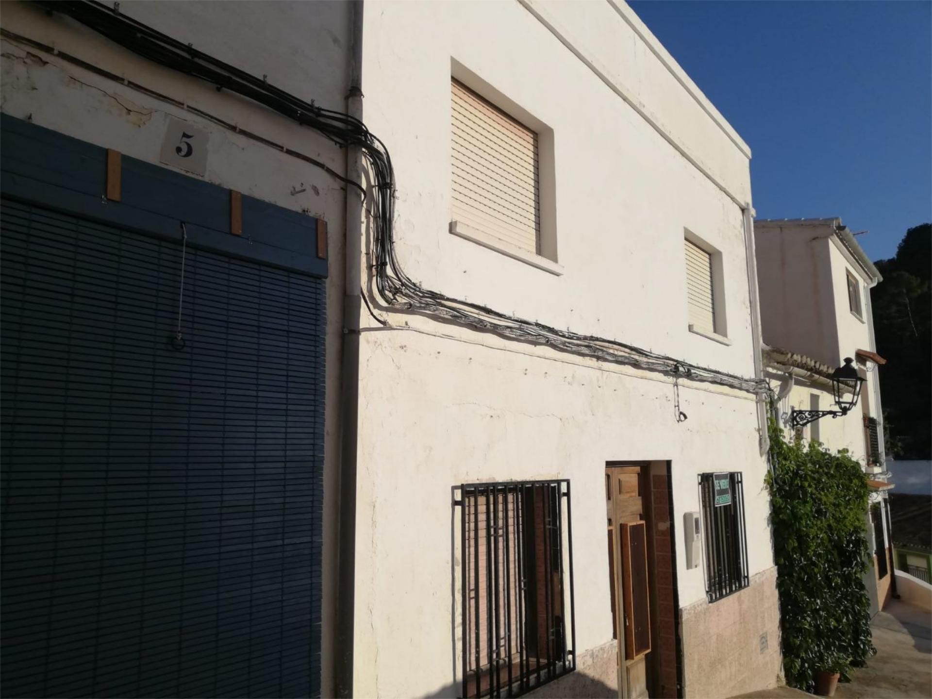 Exterior view of Single-family semi-detached for sale in Mogente / Moixent