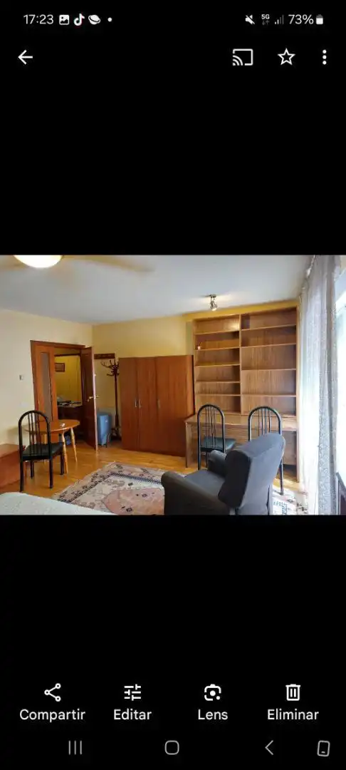 Schlafzimmer von Wohnung zur untervermieten in Madrid mit Heizung, Parkett und Möbliert