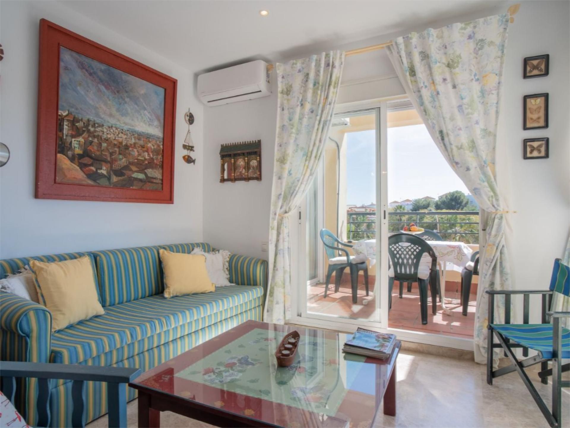 Bedroom of Flat to rent in El Puerto de Santa María  with Air Conditioner, Terrace and Furnished