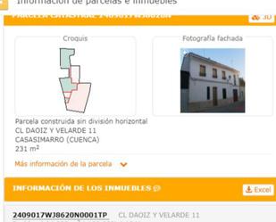 Vista exterior de Planta baixa en venda en Casasimarro amb Aire condicionat, Calefacció i Jardí privat