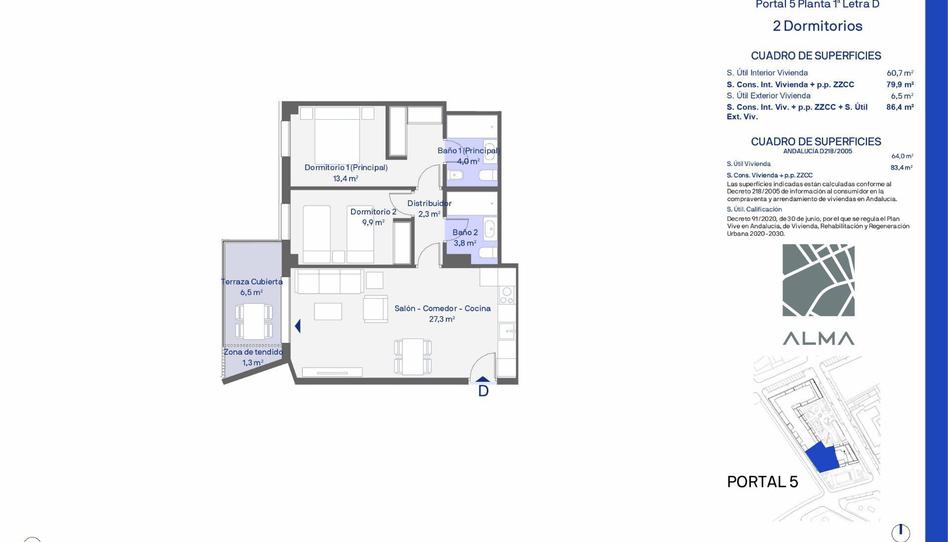 Photo 1 from new construction home in Flat for sale in Parcela Pr. Sector Ar "cuartel de Los Mondragones", La Cruz, Granada