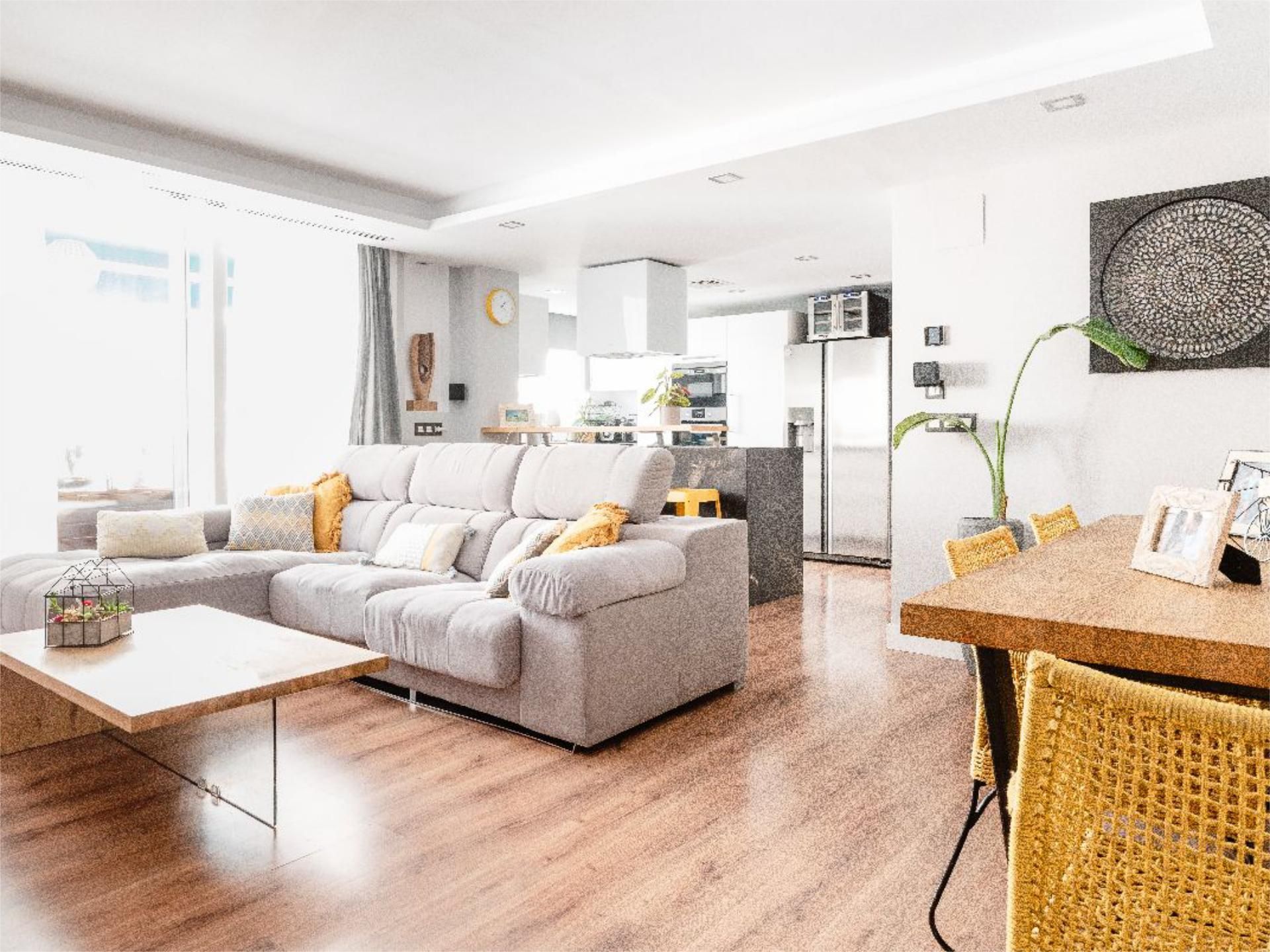 Living room of Flat for sale in Málaga Capital  with Air Conditioner, Heating and Parquet flooring