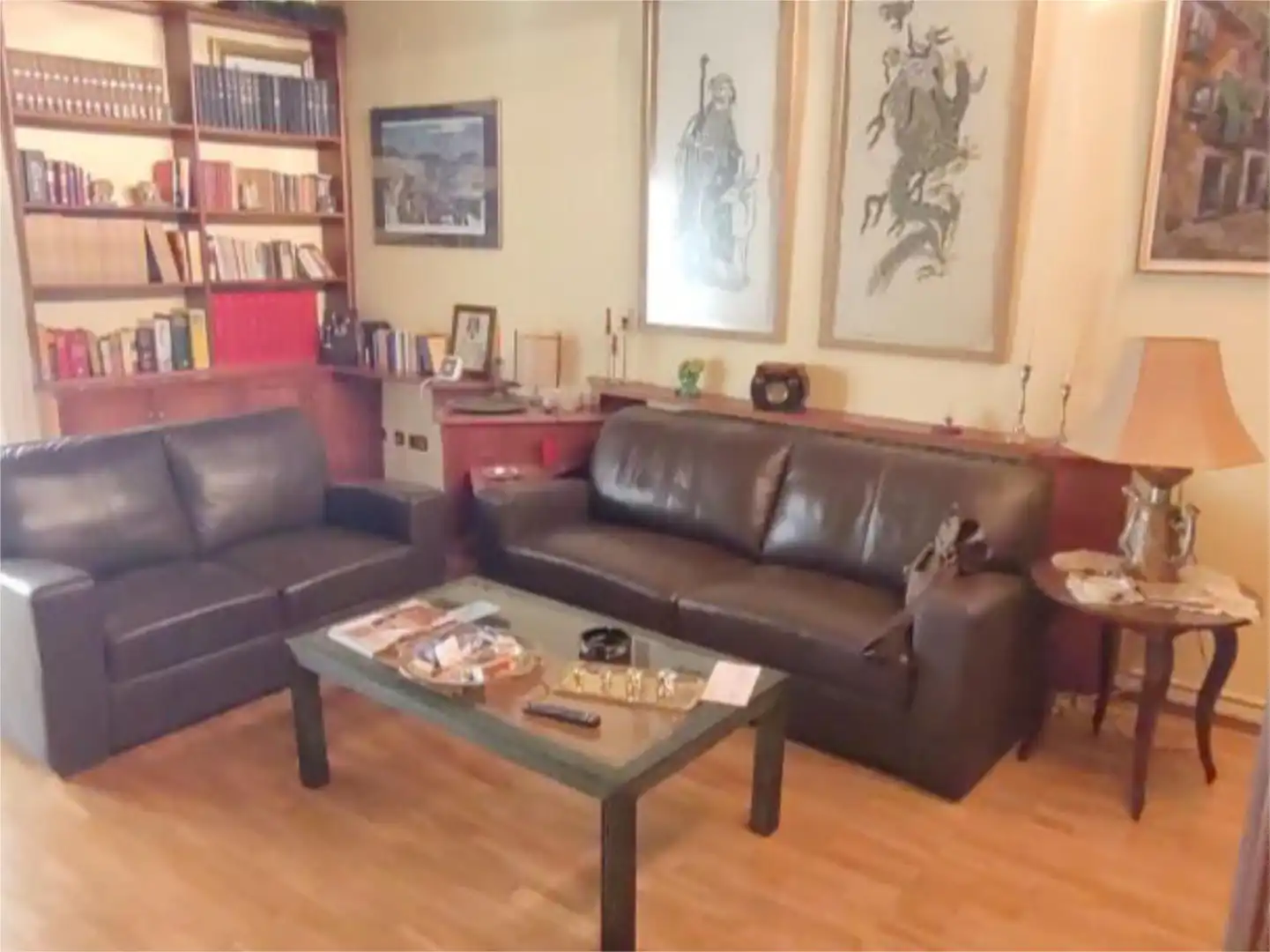 Sala de estar de Piso en venta en Manresa con Aire acondicionado, Calefacción y Parquet