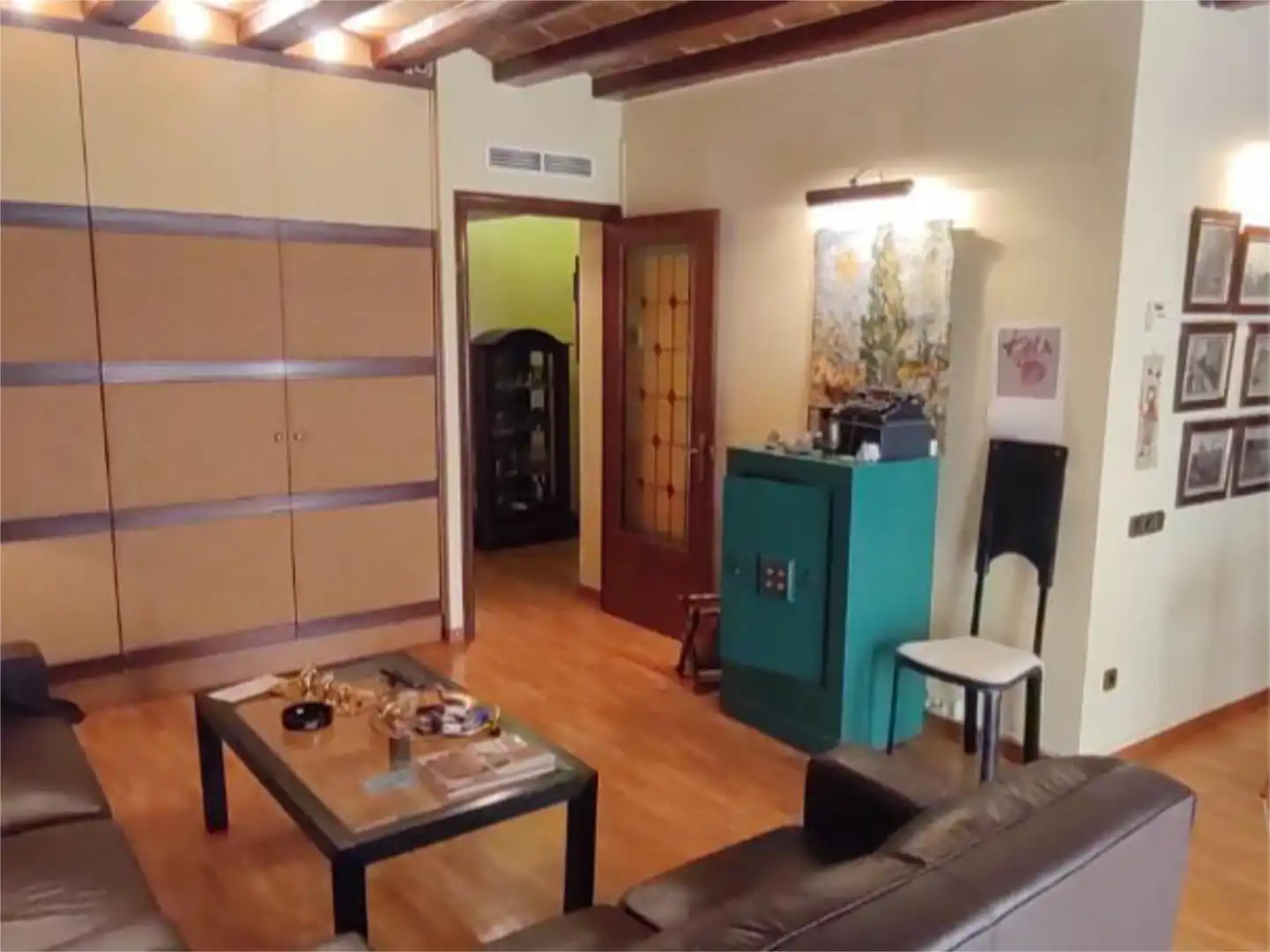 Sala de estar de Piso en venta en Manresa con Aire acondicionado, Calefacción y Parquet
