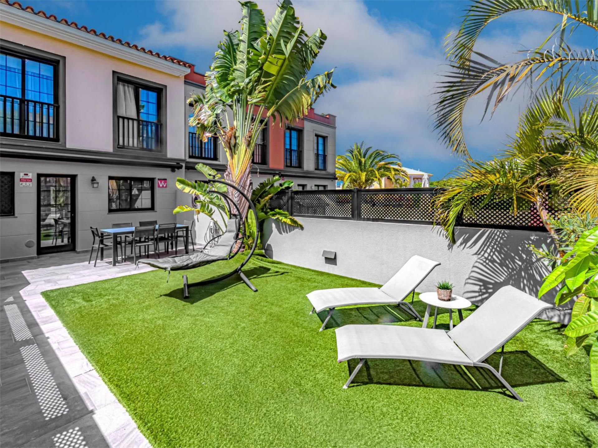 Terrace of House or chalet to rent in Santa Úrsula  with Air Conditioner, Heating and Private garden