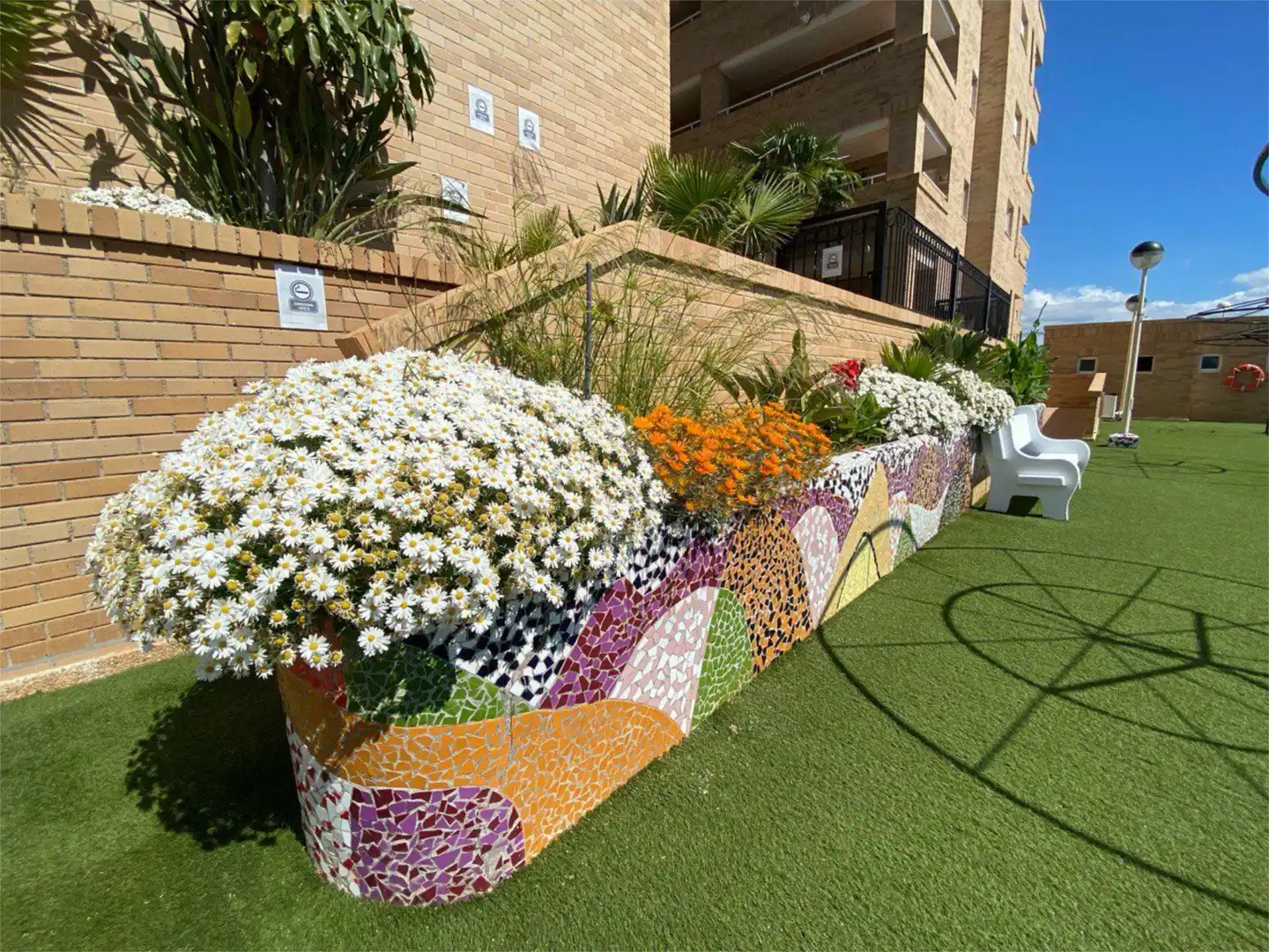 Wohnung zur Miete in Avenida Central, 44, Costa Azahar Garten von Wohnung zur Miete in Oropesa del Mar / Orpesa mit Klimaanlage, Heizung und Privatgarten