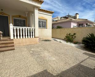 Exterior view of Single-family semi-detached for sale in Castalla  with Air Conditioner and Terrace