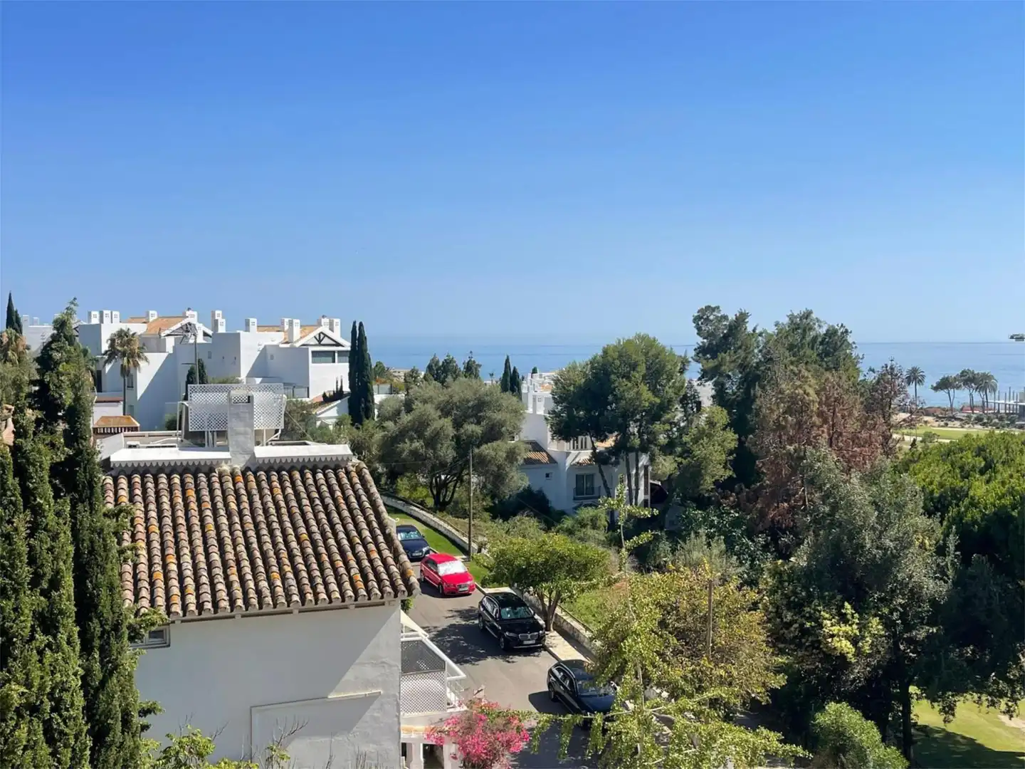 Exterior view of Flat for rent in Marbella  with Air Conditioner, Terrace and Furnished
