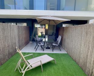 Terrasse von Wohnung miete in Zahara de los Atunes mit Klimaanlage, Heizung und Privatgarten