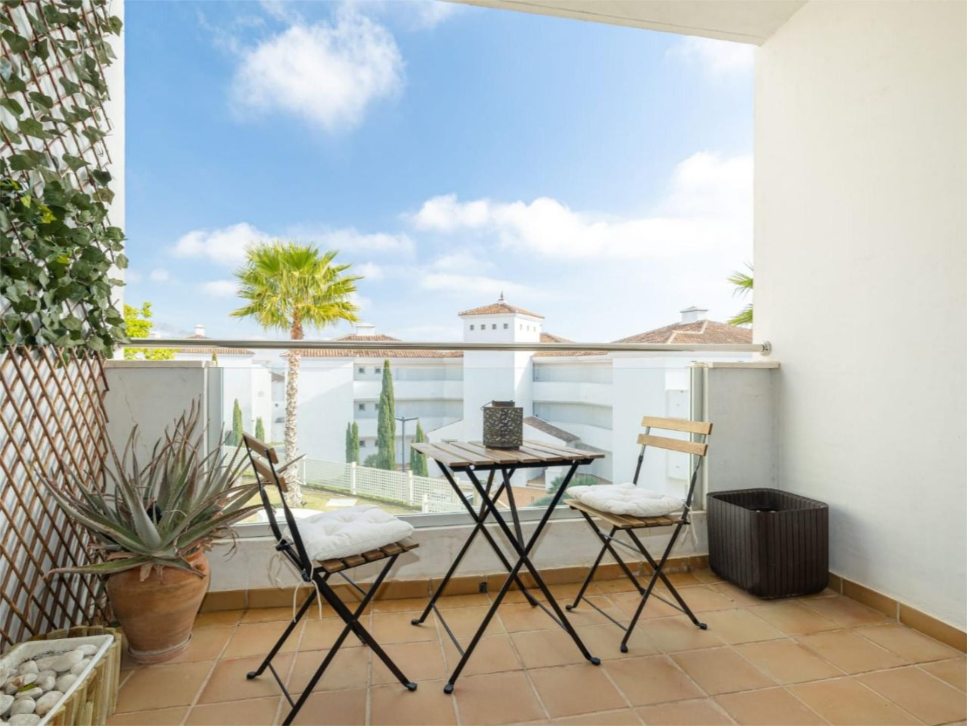 Terrace of Flat for sale in Manilva  with Air Conditioner, Swimming Pool and Balcony