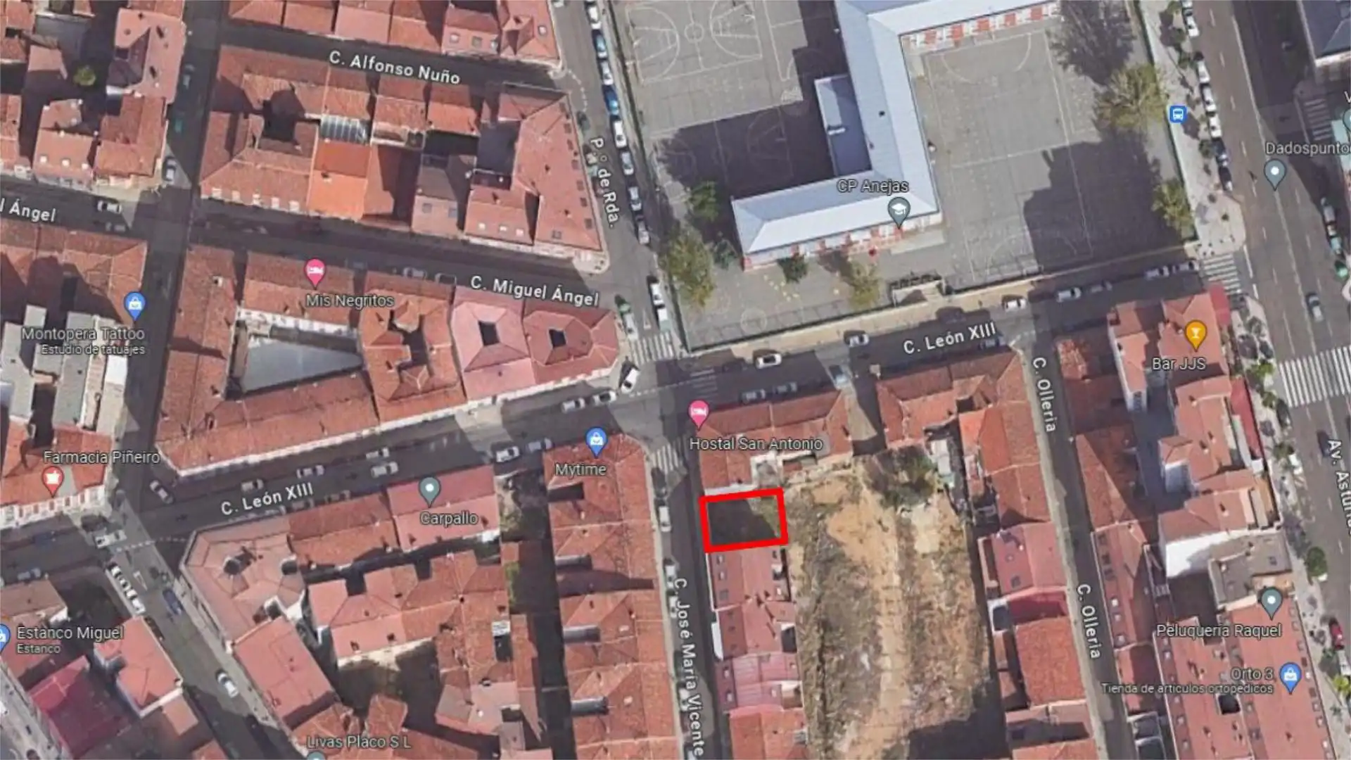 Bebaubares Gelände zum Verkauf in Calle José María Vicente López, 18, San Esteban Außenansicht von Bebaubares Gelände zum Verkauf in León Capital