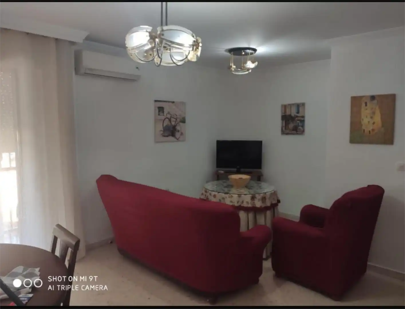 Habitación en Urbanizacion San Antonio, 2, El Rocío - La Milagrosa Sala de estar de Piso para compartir en Jerez de la Frontera con Aire acondicionado, Terraza y Amueblado
