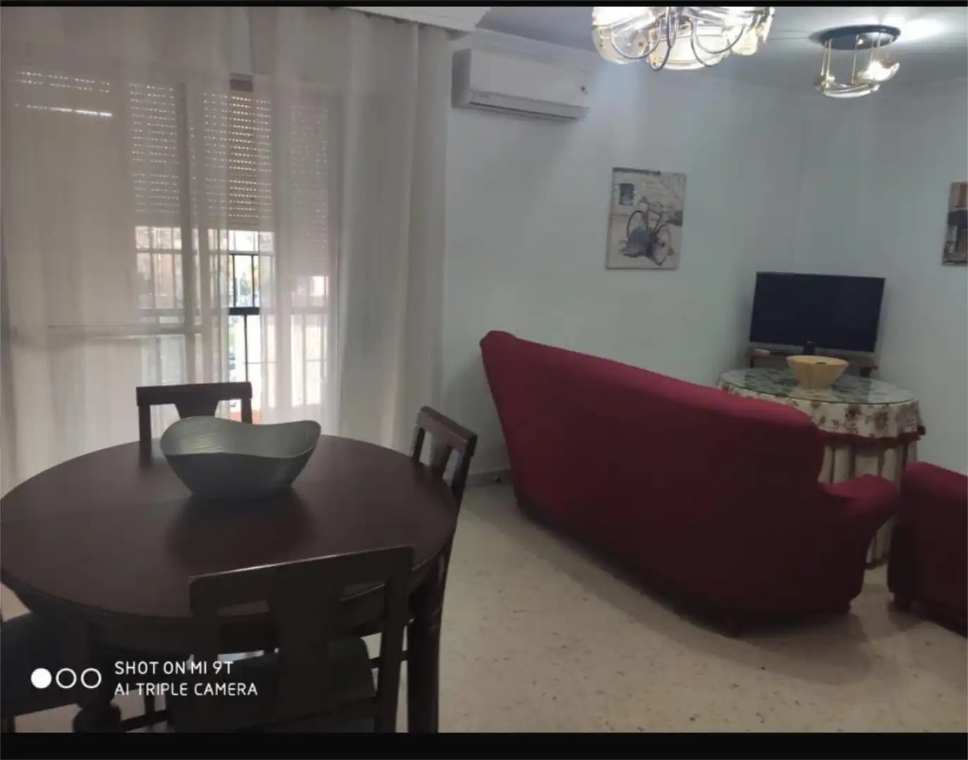Habitación en Urbanizacion San Antonio, 2, El Rocío - La Milagrosa Sala de estar de Piso para compartir en Jerez de la Frontera con Aire acondicionado, Terraza y Amueblado