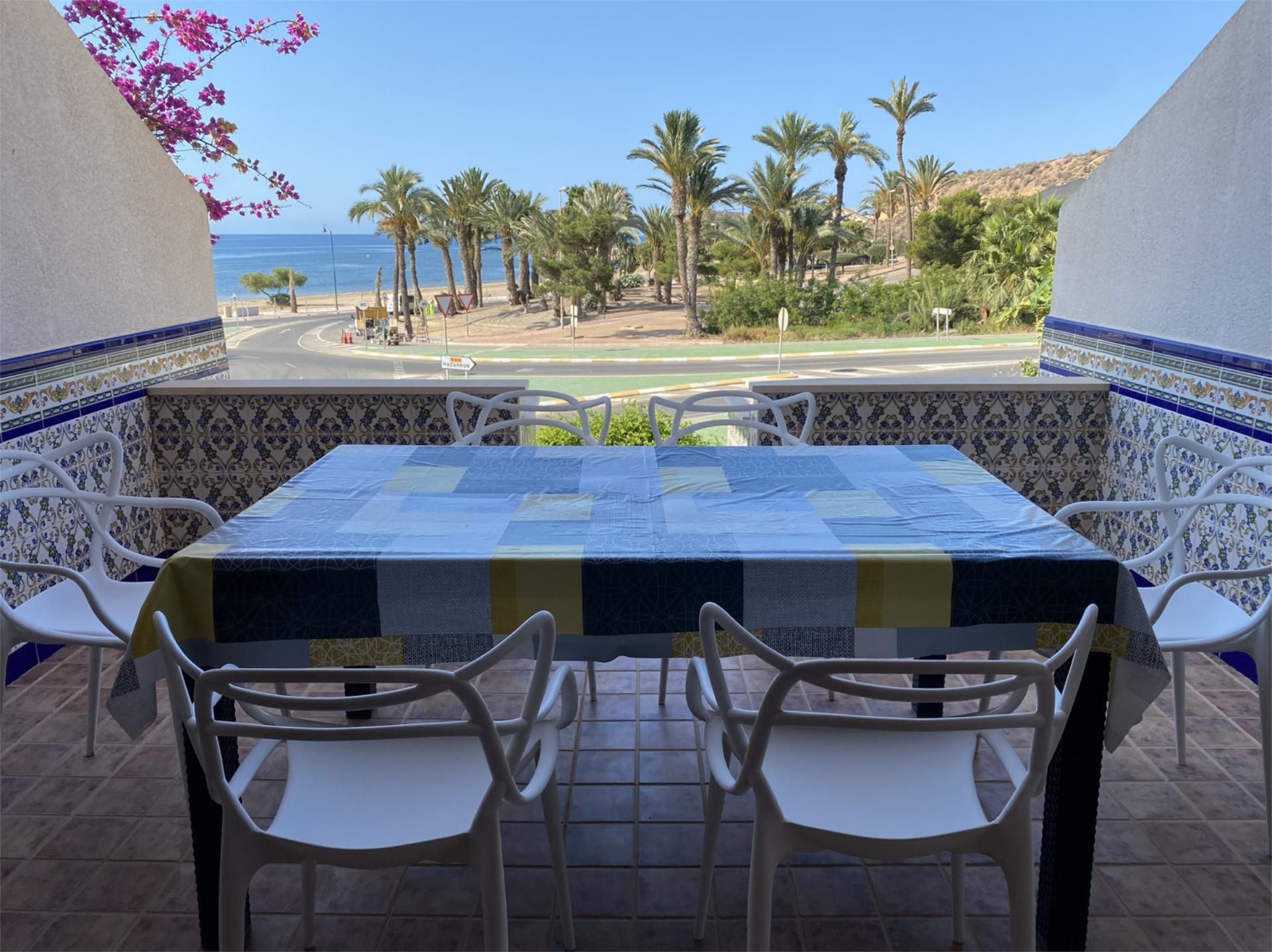 Terrace of Duplex to rent in Mazarrón  with Air Conditioner, Heating and Terrace