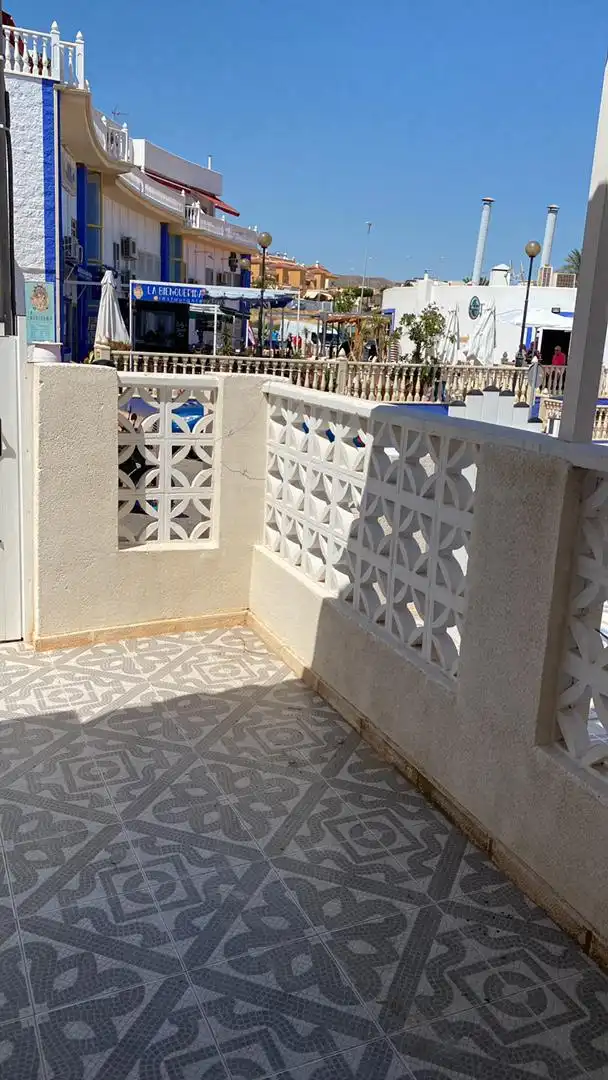 Terrasse von Maisonette zur Miete in Mazarrón mit Klimaanlage, Heizung und Terrasse