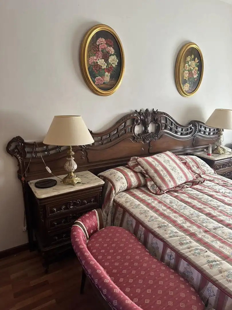 Bedroom of Houses for sale in Villamartín de Don Sancho  with Heating, Parquet flooring and Storage room
