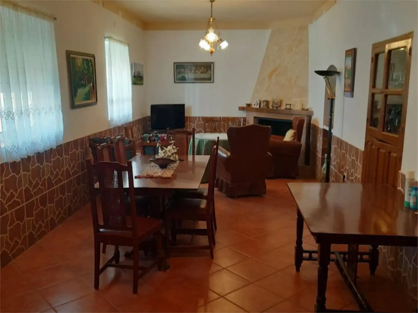 Flat for sale in Plaza AlfonsoXIII, 1, Huélago Dining room of Flat for sale in Huélago with Private garden, Storage room and Furnished