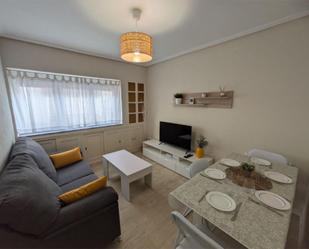 Living room of Flat to rent in Santander  with Heating, Parquet flooring and Furnished