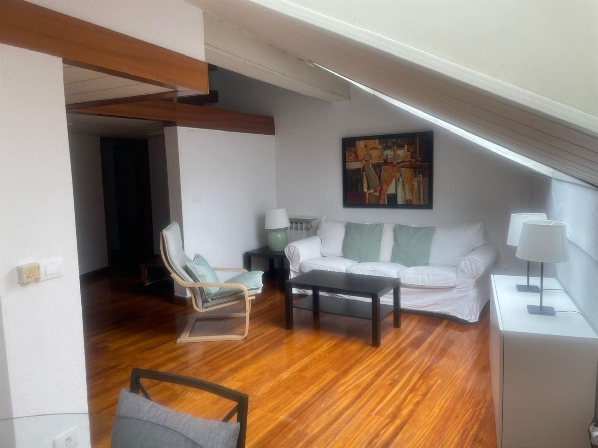 Living room of Attic for sale in Bilbao   with Heating and Video intercom