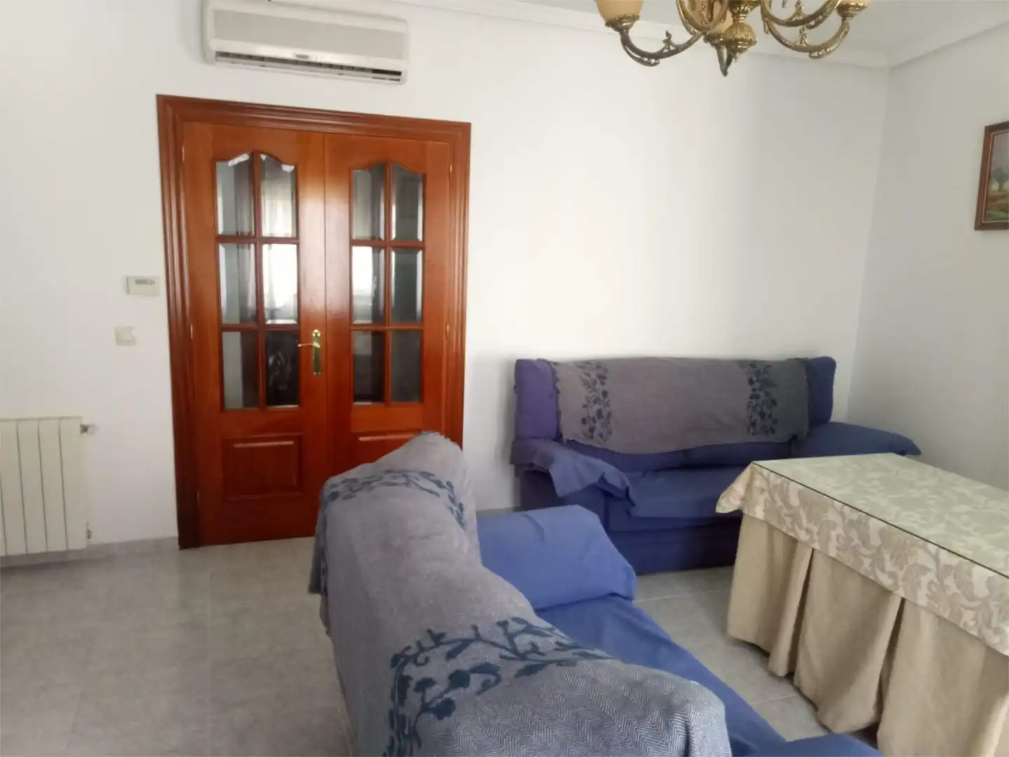 Wohnzimmer von Wohnung zum Verkauf in Valencia de Alcántara mit Klimaanlage, Heizung und Terrasse