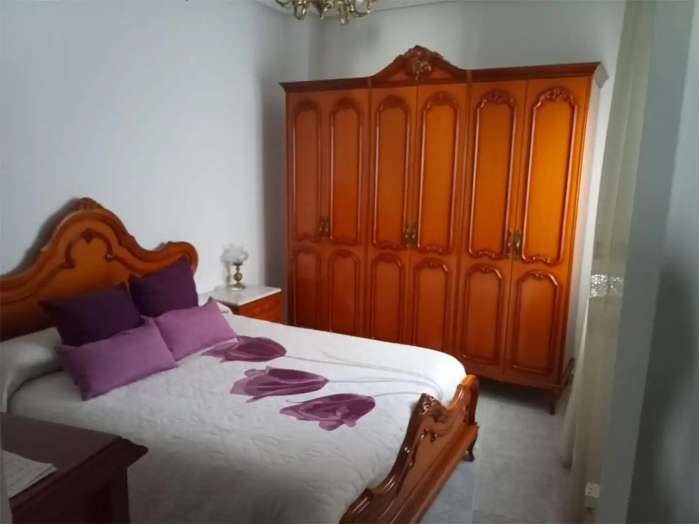 Schlafzimmer von Wohnung zum Verkauf in Valencia de Alcántara mit Klimaanlage, Heizung und Terrasse