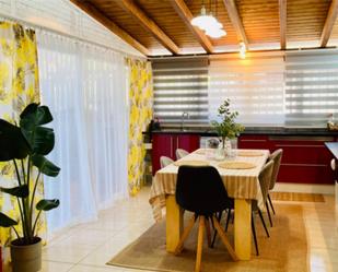 Dining room of Single-family semi-detached for sale in Adeje  with Air Conditioner, Private garden and Parquet flooring