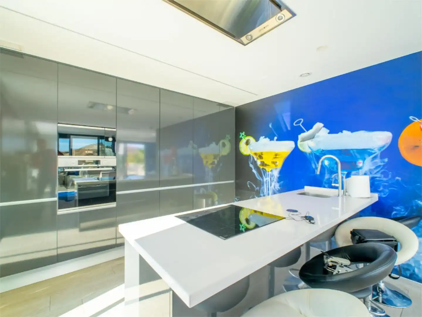 Casa adosada en venda a Calle Toledo, 7, Balcón de Finestrat - Terra Marina Cuina de Casa adosada en venda en Finestrat amb Aire condicionat, Calefacció i Jardí privat