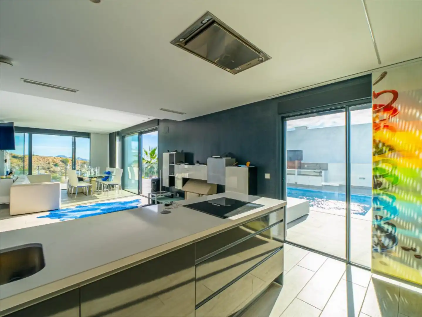 Casa adosada en venda a Calle Toledo, 7, Balcón de Finestrat - Terra Marina Cuina de Casa adosada en venda en Finestrat amb Aire condicionat, Calefacció i Jardí privat