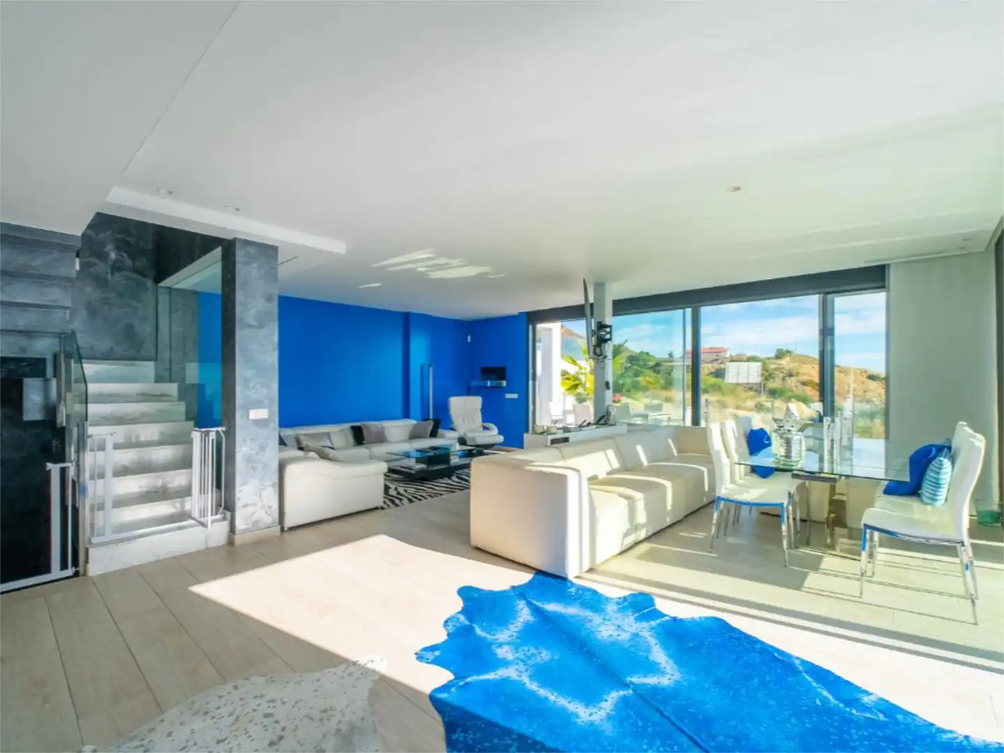 Casa adosada en venda a Calle Toledo, 7, Balcón de Finestrat - Terra Marina Sala d'estar de Casa adosada en venda en Finestrat amb Aire condicionat, Calefacció i Jardí privat