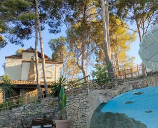 Jardí de Finca rústica de lloguer en Manises amb Aire condicionat, Terrassa i Piscina