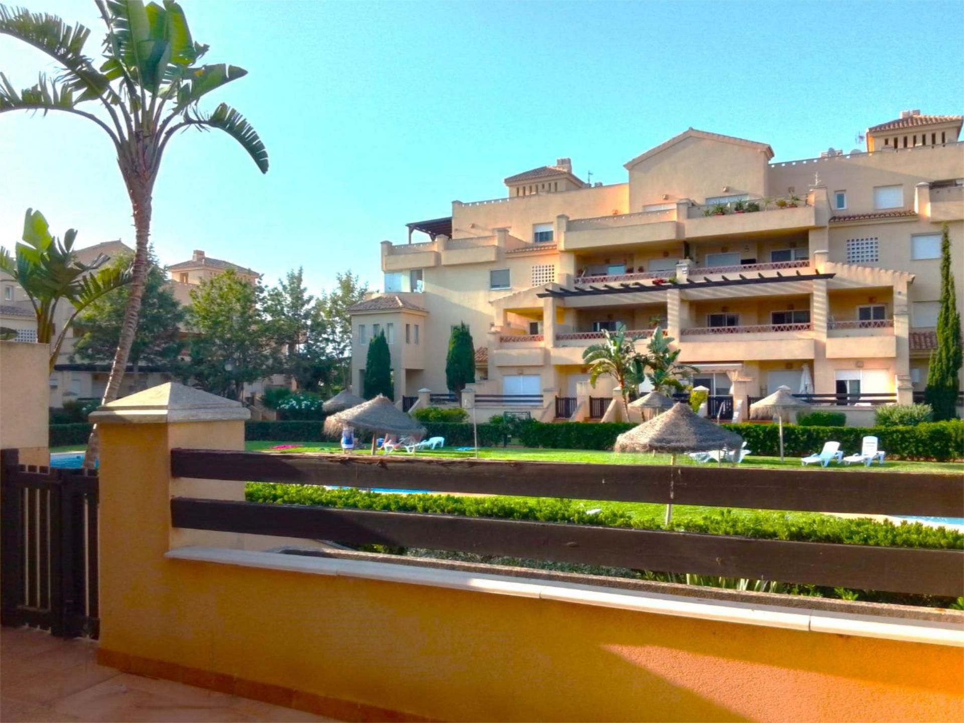 Exterior view of Flat for sale in Roquetas de Mar  with Air Conditioner, Heating and Private garden