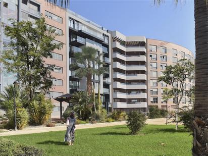 Vista exterior de Estudi en venda en  Murcia Capital amb Aire condicionat, Terrassa i Piscina