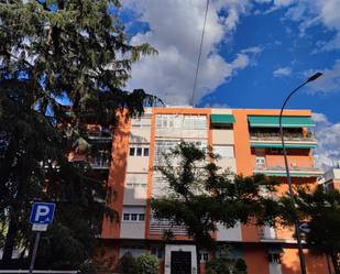 Exterior view of Flat to rent in  Madrid Capital  with Air Conditioner and Terrace