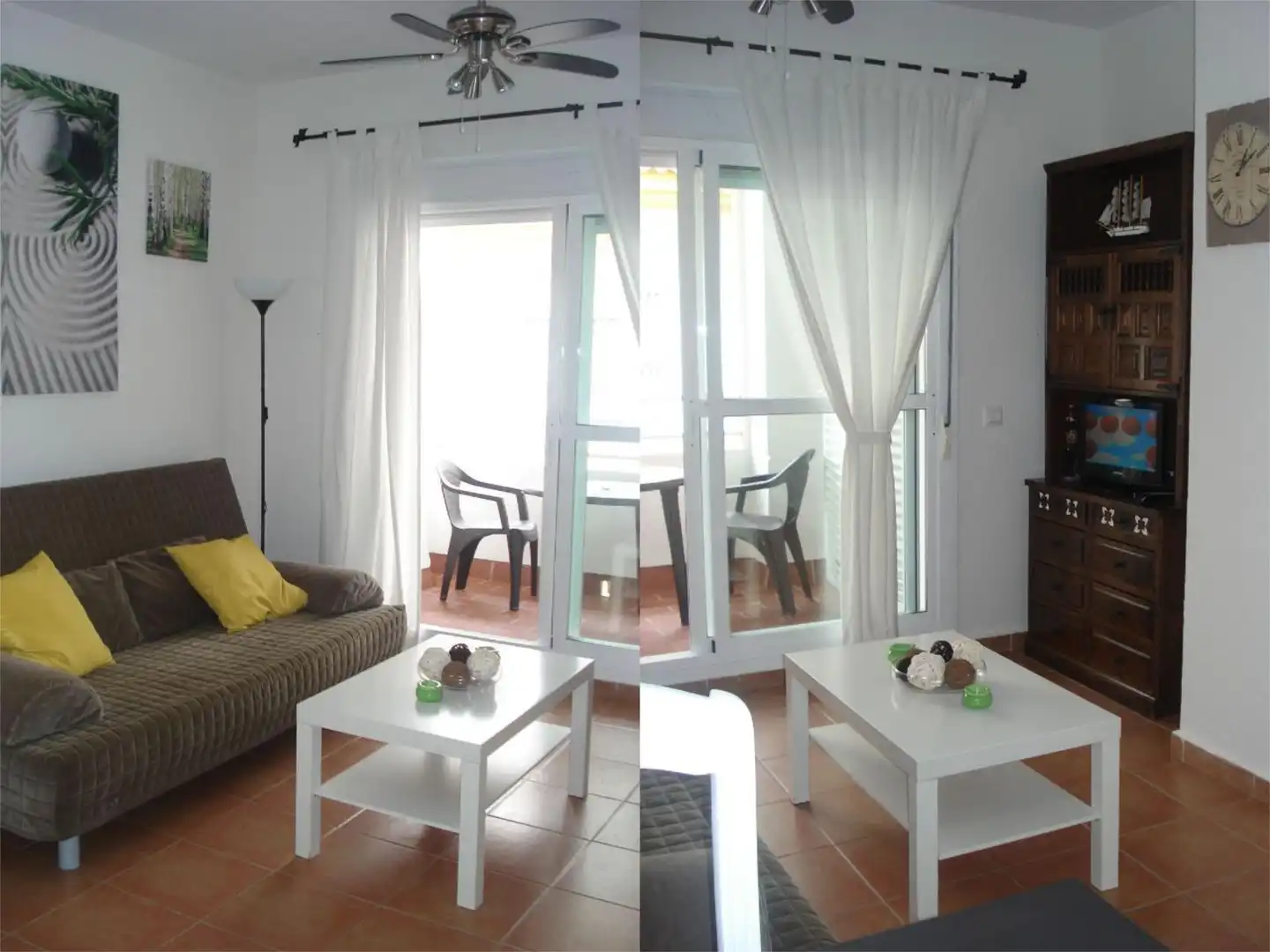 Apartamento de alquiler en Calle Palmera del Palacio, 1, Zahara Pueblo Sala de estar de Apartamento de alquiler en Zahara de los Atunes con Calefacción, Piscina y Amueblado