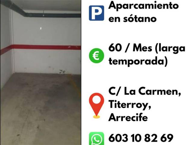 Garaje en Alquiler en Calle la Carmen, 25 en Valterra - Altavista