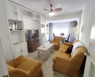 Sala d'estar de Pis de lloguer en  Zaragoza Capital amb Aire condicionat, Terrassa i Balcó