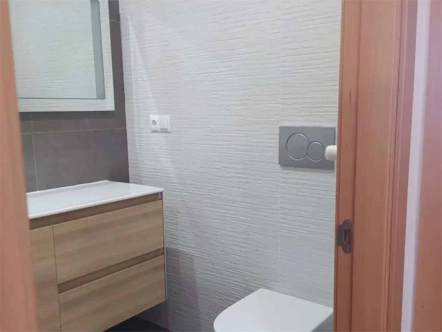 Wohnung zum Verkauf in Carrer del País Valencià, 40, Fontanars dels Alforins Badezimmer von Wohnung zum Verkauf in Fontanars dels Alforins mit Klimaanlage, Parkett und Terrasse