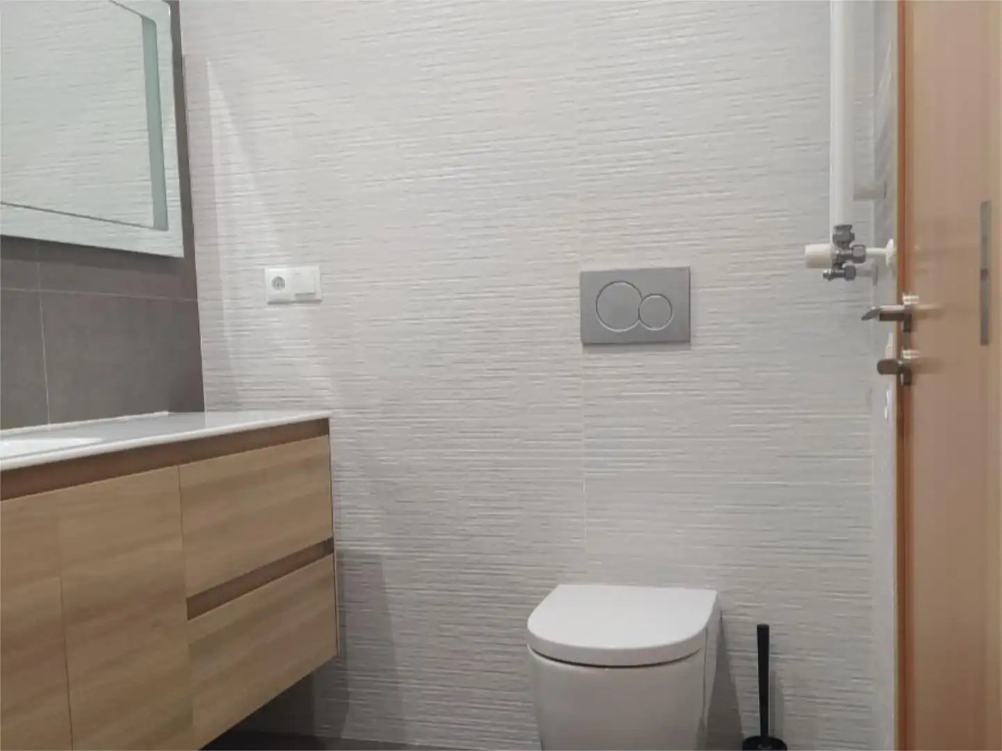 Wohnung zum Verkauf in Carrer del País Valencià, 40, Fontanars dels Alforins Badezimmer von Wohnung zum Verkauf in Fontanars dels Alforins mit Klimaanlage, Parkett und Terrasse