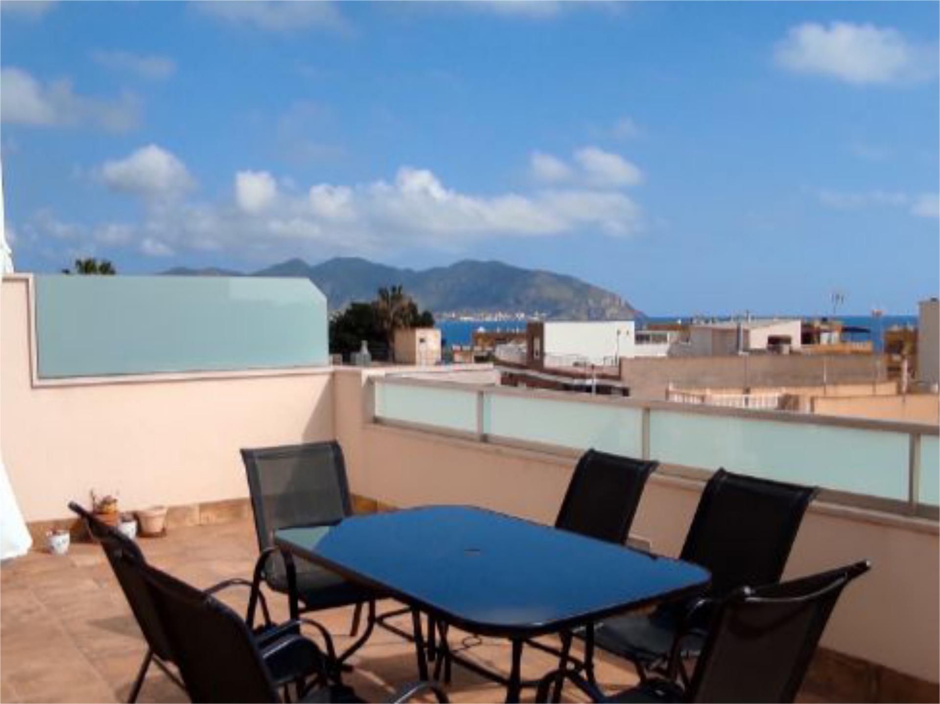 Terrace of Attic to rent in Cartagena  with Air Conditioner, Heating and Terrace