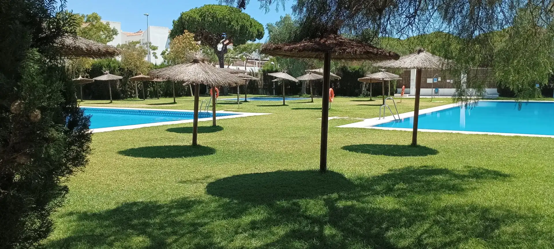 Jardín de Piso de alquiler en Punta Umbría con Aire acondicionado, Calefacción y Jardín privado