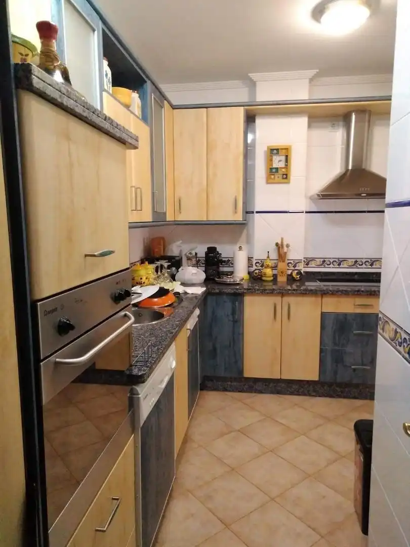 Kitchen of Flat for rent in Punta Umbría  with Air Conditioner, Heating and Private garden