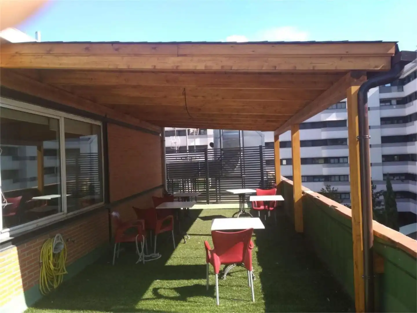 Terraza de Oficina de alquiler en Madrid
