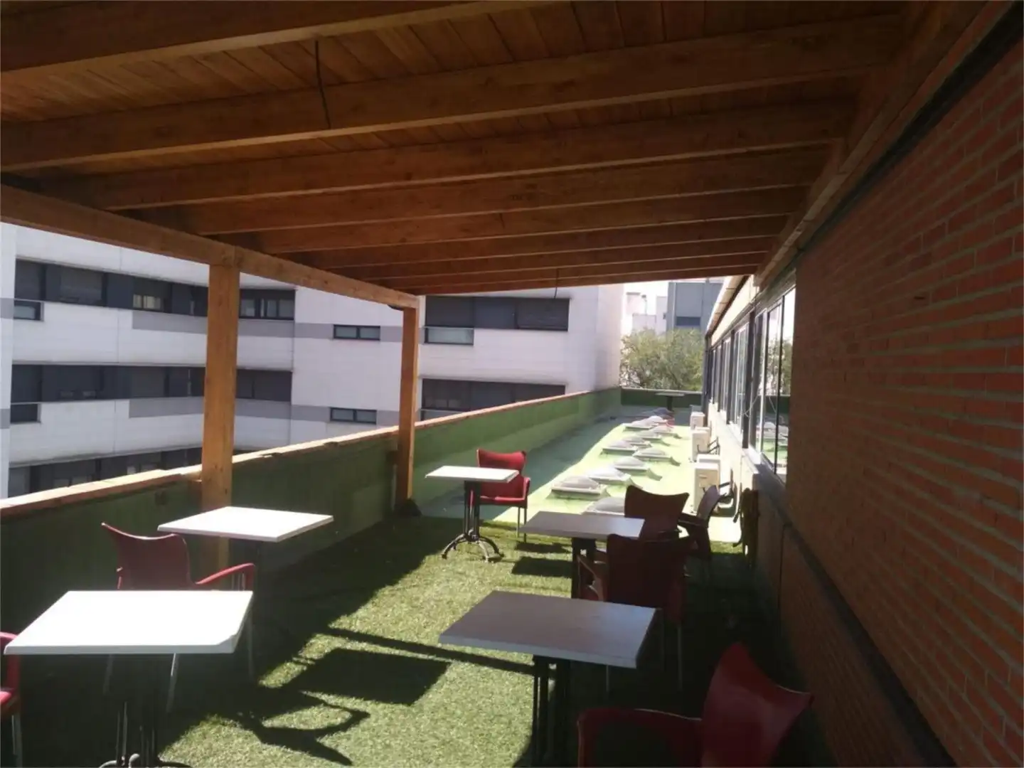 Terraza de Oficina de alquiler en Madrid