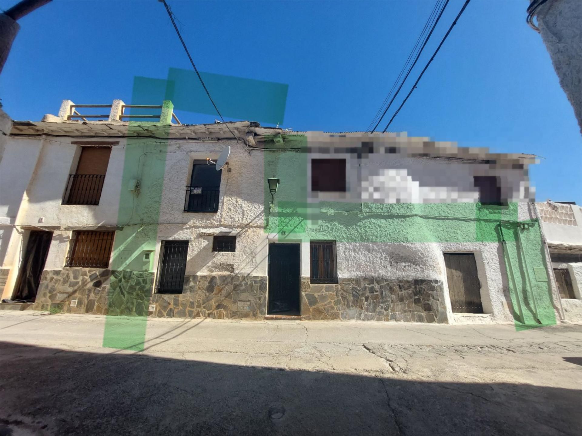 Vista exterior de Casa adosada en venda en La Taha amb Traster i Moblat