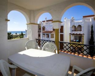 Terrace of Flat to rent in Zahara de los Atunes  with Air Conditioner, Heating and Private garden