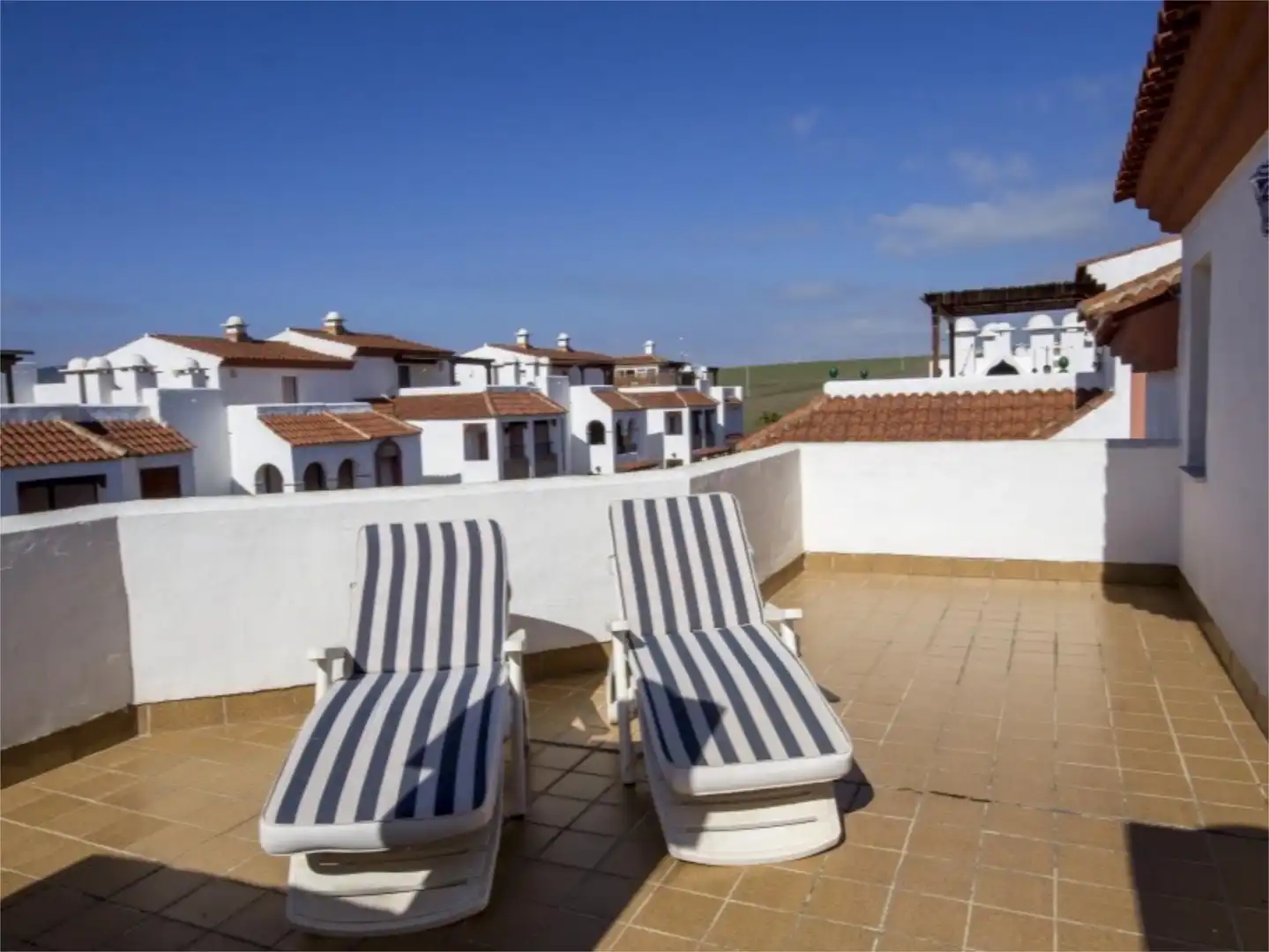Terrace of Flat for rent in Zahara de los Atunes  with Air Conditioner, Heating and Private garden