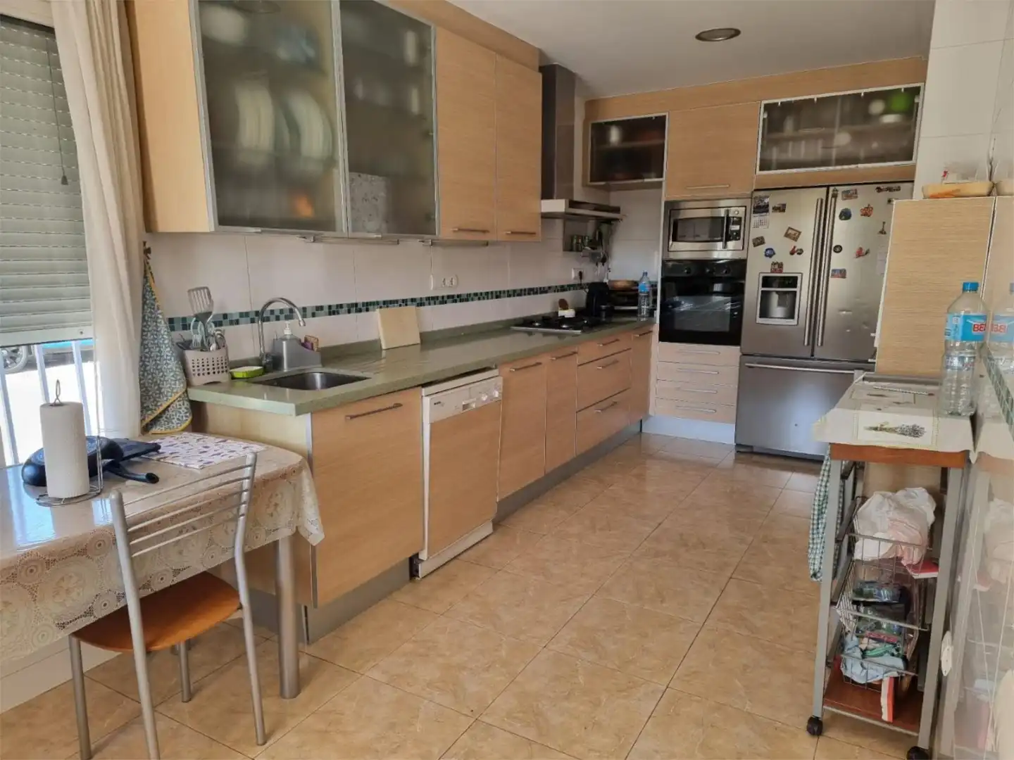Küche von Country house zur Miete in Elche / Elx mit Klimaanlage, Heizung und Privatgarten