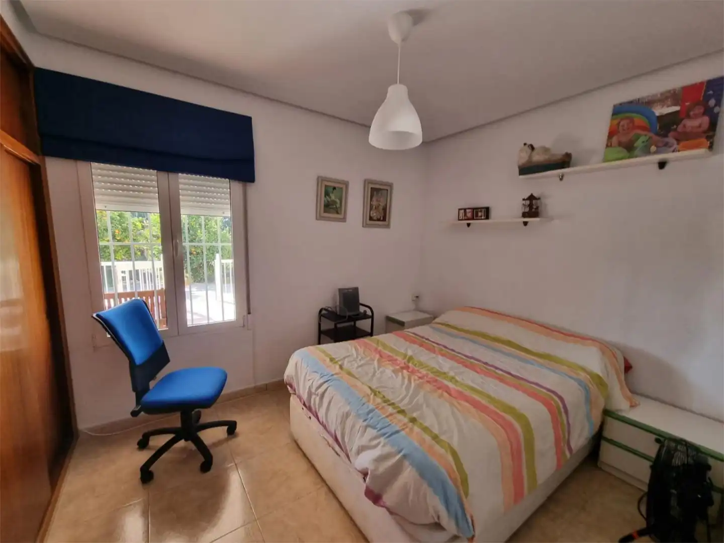 Schlafzimmer von Country house zur Miete in Elche / Elx mit Klimaanlage, Heizung und Privatgarten