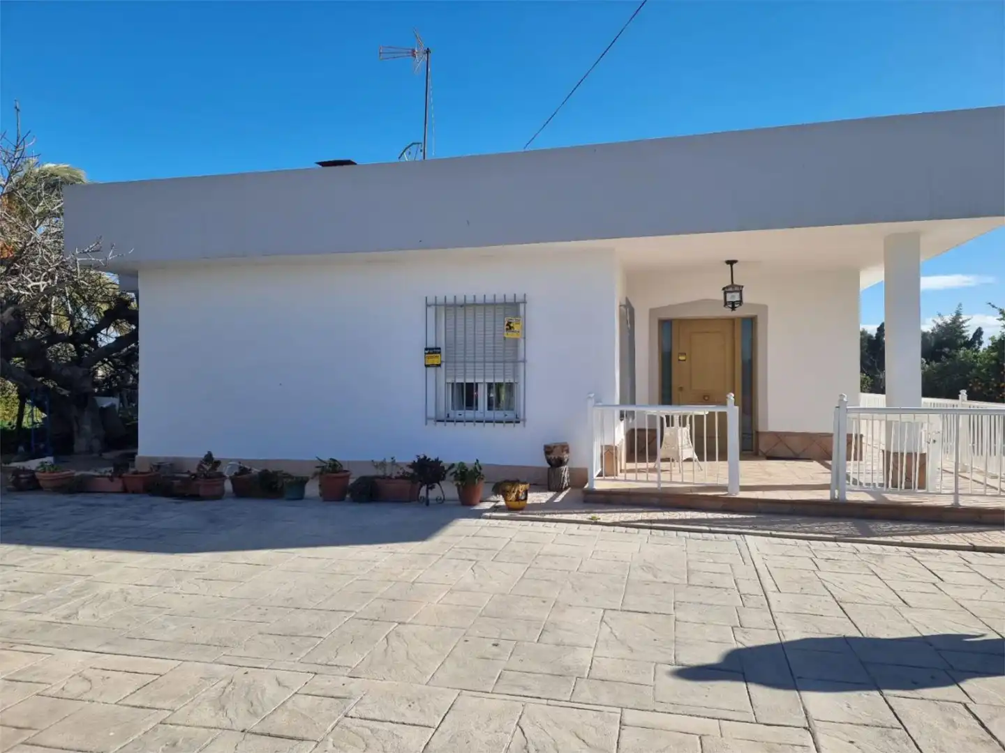 Außenansicht von Country house zur Miete in Elche / Elx mit Klimaanlage, Heizung und Privatgarten