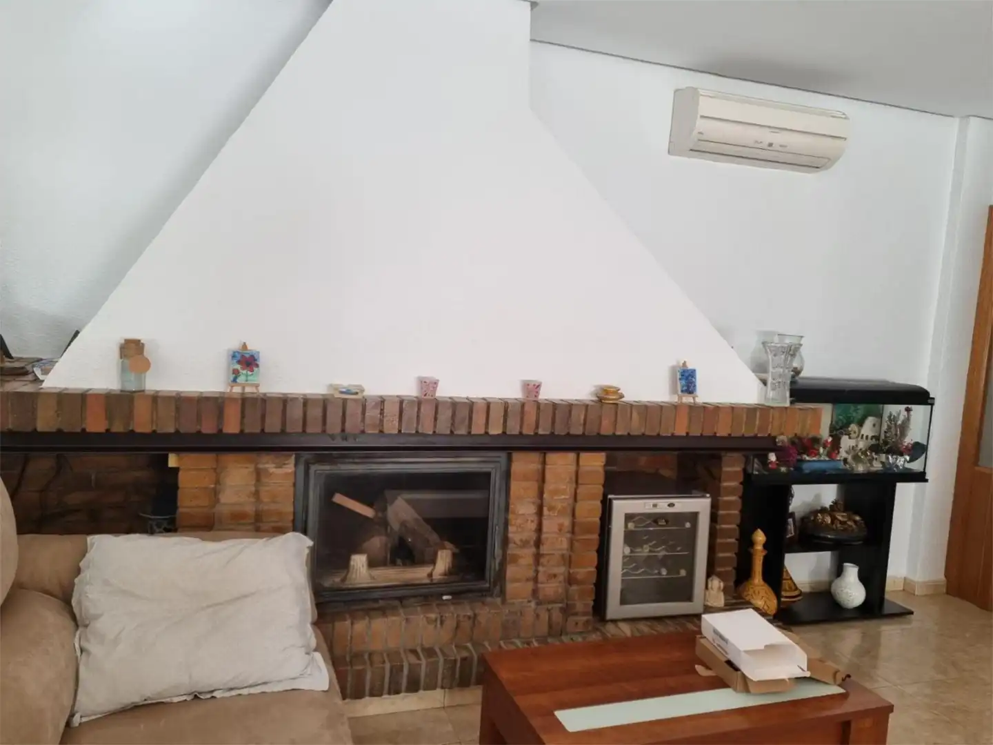 Wohnzimmer von Country house zur Miete in Elche / Elx mit Klimaanlage, Heizung und Privatgarten